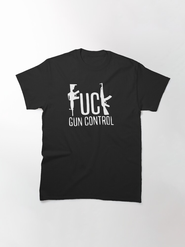 Alternate view of Gun Control T-Shirt Design Classic T-Shirt