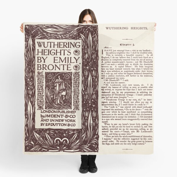 Wuthering Heights Pages - London Published Edition Scarf