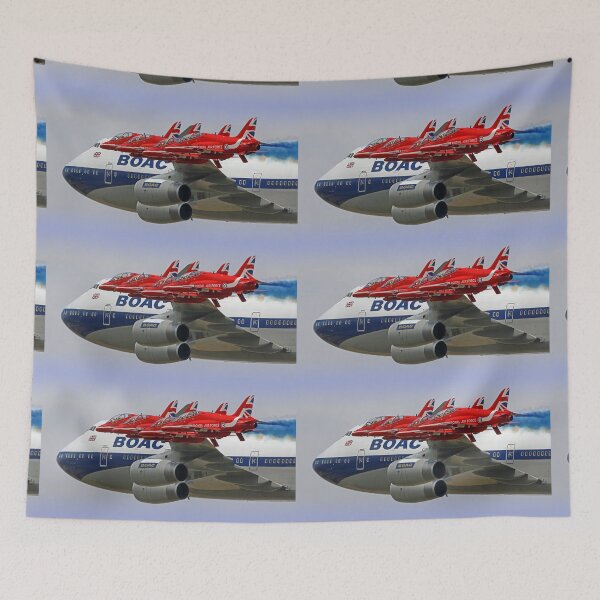 Item preview, BOAC  747 with The Red Arrows Flypast - 3 designed and sold by Colin  Williams Photography.