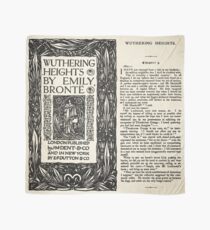 Wuthering Heights Pages Black - London Published Edition Scarf