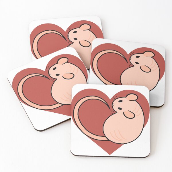 Item preview, Heart Rat - Naked designed and sold by Ratfrens.