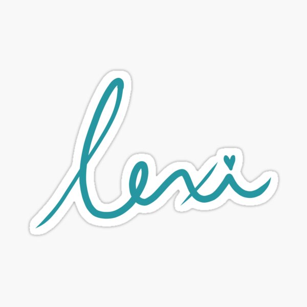 The Name Lexi In Bubble Letters