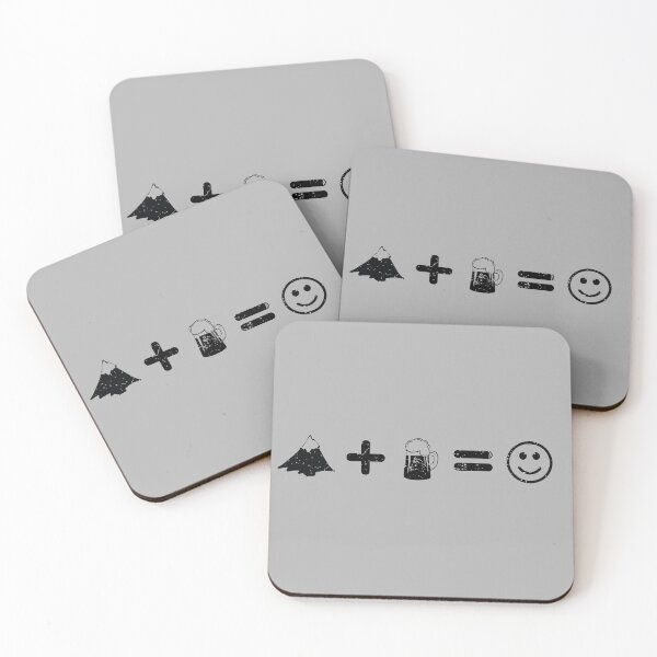 Item preview, Hiking and Beer Makes Me Happy designed and sold by eldram.