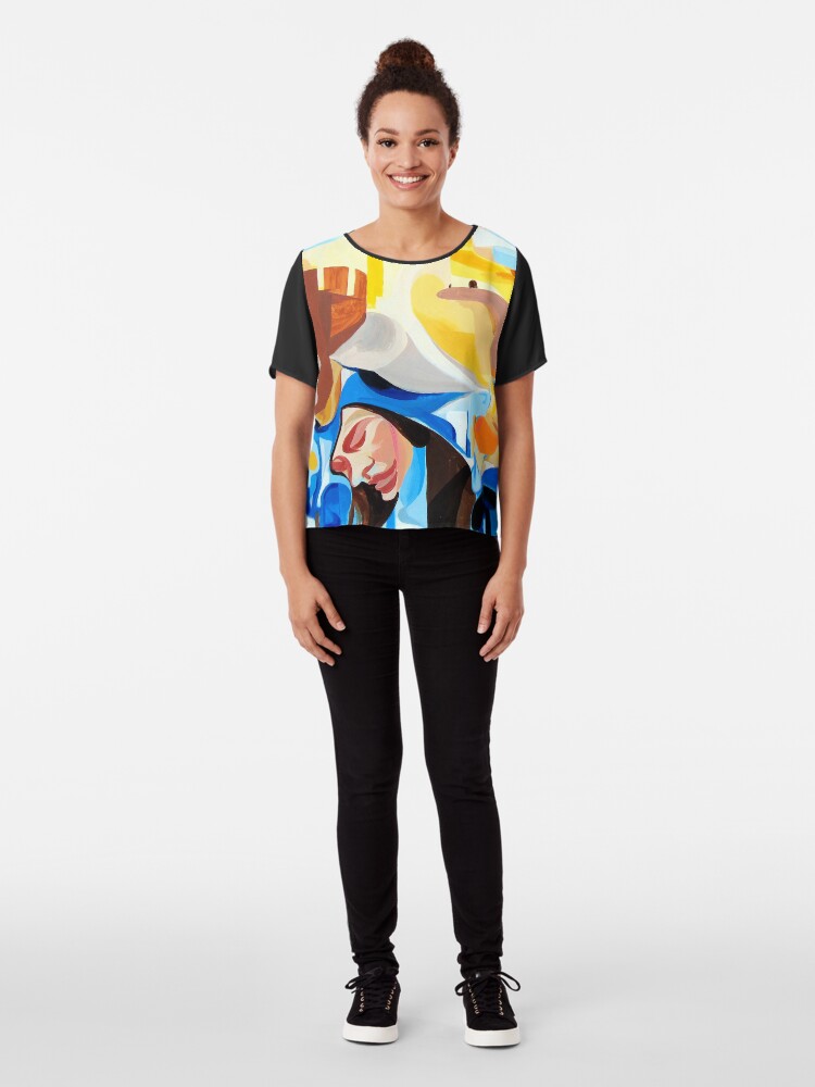 Alternate view of Introspection Chiffon Top