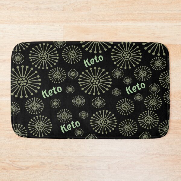 Item preview, ¡Ceto saludable! Difunde el mensaje con este lindo diseño de Keto. Ceto de texto y formas de rueda en verde oliva y negro. designed and sold by juvee.