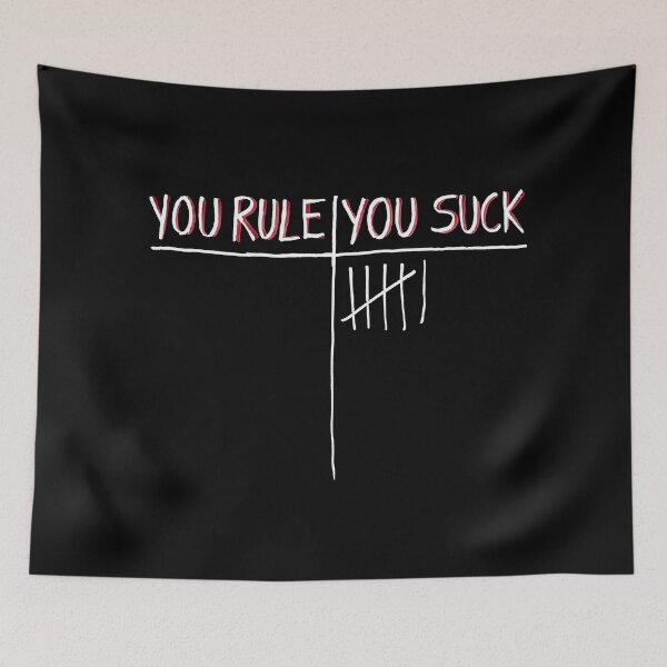 Item preview, You Rule, You Suck designed and sold by swan-girls.