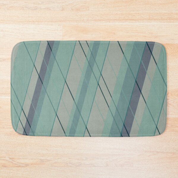 Item preview, Teal blue green stripes designed and sold by BlertaDK.