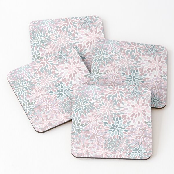 Item preview, Floral Petals Pattern, Pink and Green designed and sold by meggydesigns.