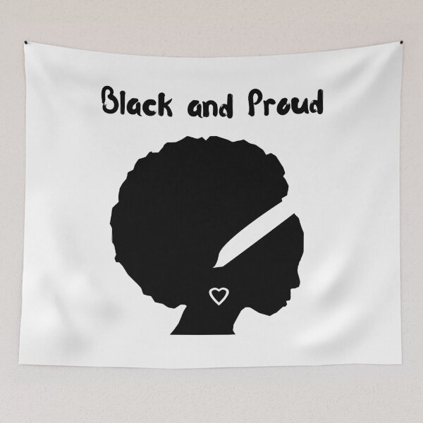 Item preview, Black and Proud Woman with Afro designed and sold by Lady Eva's Shop.