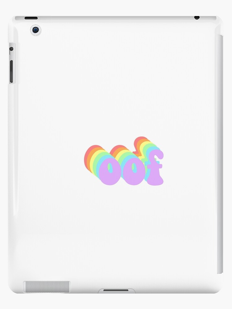 Oof Ipad Case Skin By Livluvsyou Redbubble - oof roblox death sound meme t shirt by cooki e redbubble