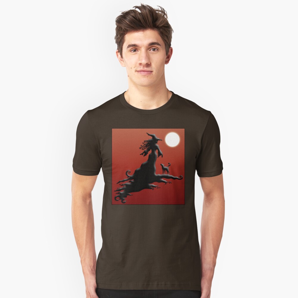 Witch's Silhouette - Clothing and Stickers Slim Fit T-Shirt
