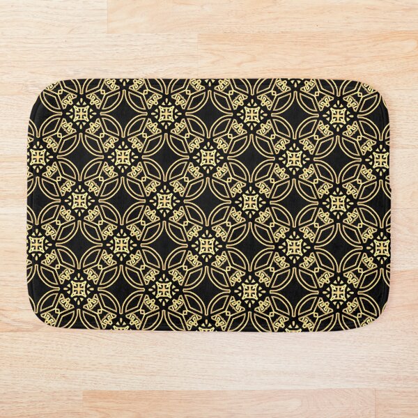 Item preview, Beautiful Golden Dark Elegant Art Deco pattern  designed and sold by siwabudda.