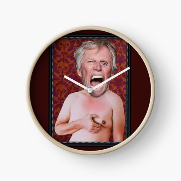 Scary Gary Busey Clock