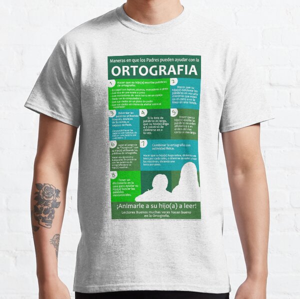 Ways Parents Can Help with Spelling - Spanish Version Classic T-Shirt