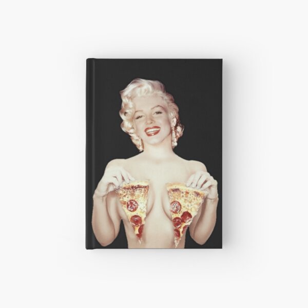 Marilyn Monroe- Pizza Hardcover Journal
