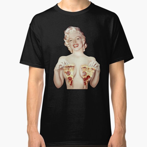 Marilyn Monroe- Pizza Classic T-Shirt