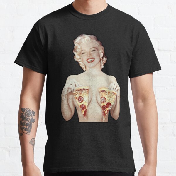 Marilyn Monroe- Pizza Classic T-Shirt
