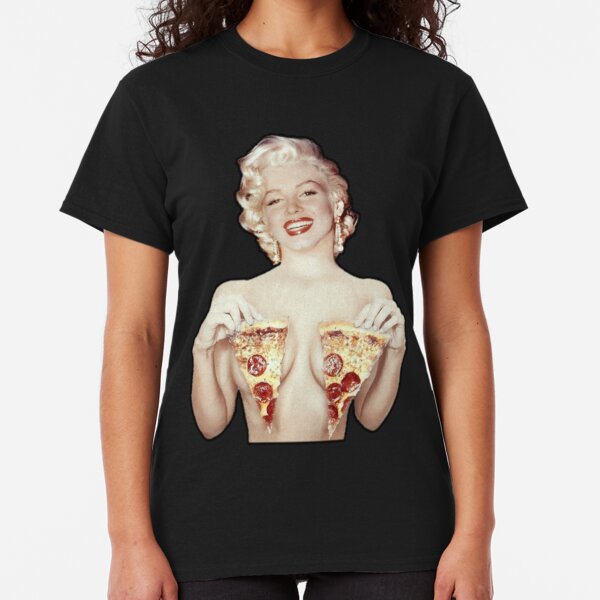 Marilyn Monroe- Pizza Classic T-Shirt