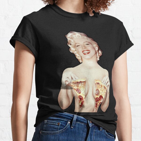 Marilyn Monroe- Pizza Classic T-Shirt