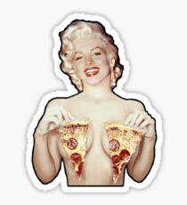 Marilyn Monroe- Pizza Sticker