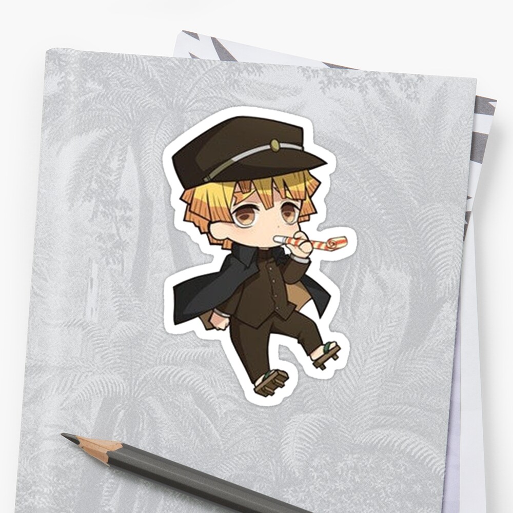 kimetsu no yaiba zenitsu agatsuma sticker by quentinr