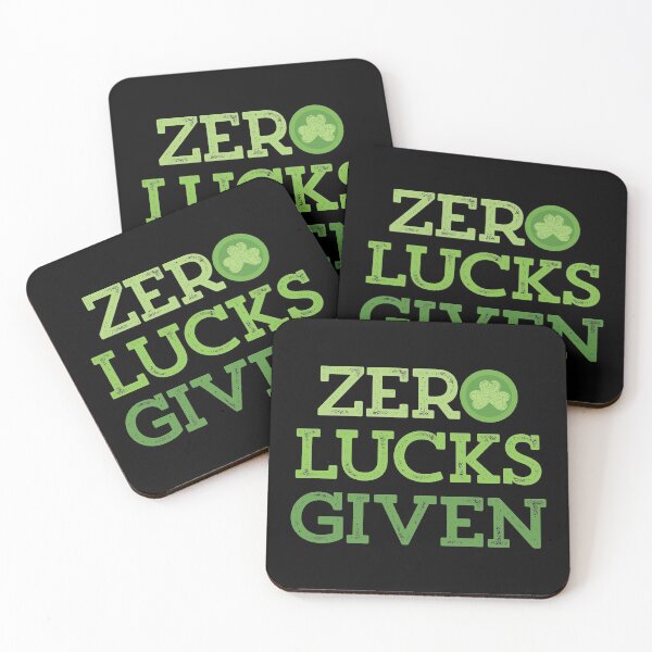 Item preview, Funny Zero Lucks Given St Patricks Day Irish Clover print designed and sold by tronictees.