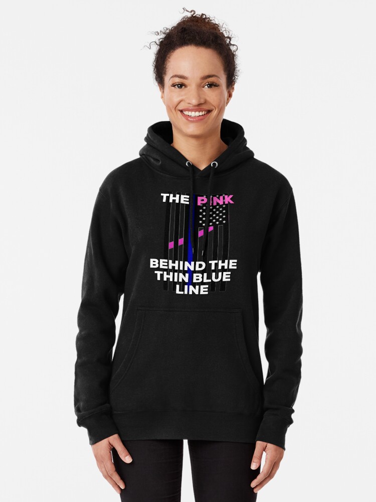 thin blue line pullover