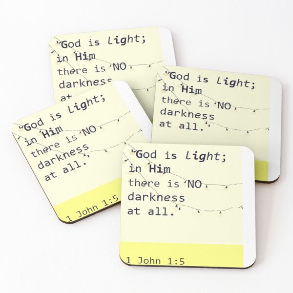 Item preview, 'God is light' verse wall art designed and sold by Little Seeds  Uk.