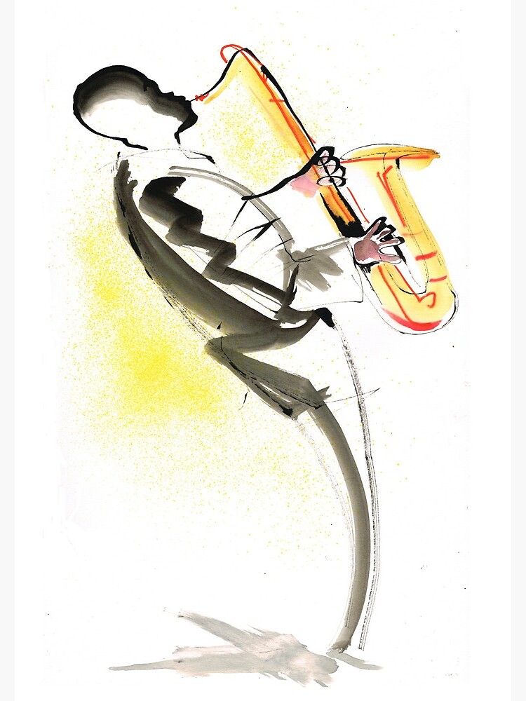 Jazz Saxophone Musician by CatarinaGarcia