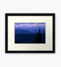 Mountains At Dusk Framed Print