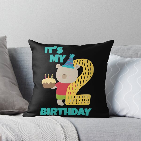 Item preview, It's My 2nd Birthday, Happy 2nd Birthday, Happy second Birthday Bear Design for boys and girls designed and sold by marosharaf.