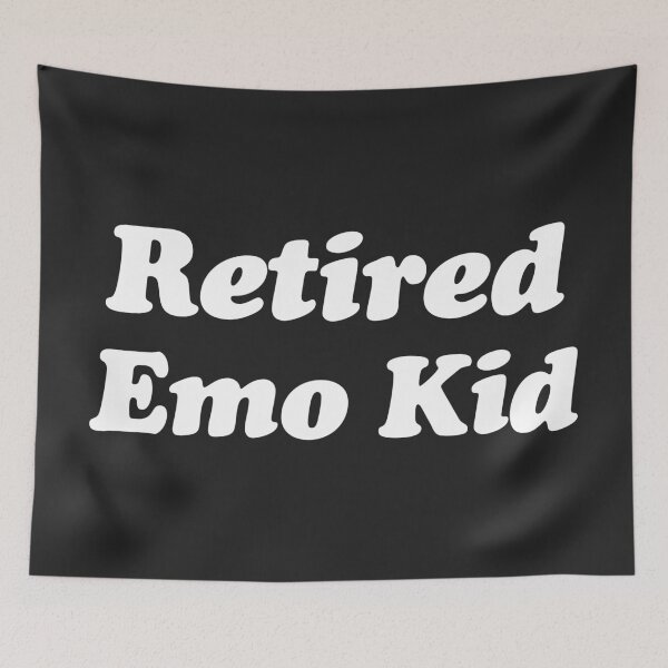 Item preview, Retired Emo Kid Funny Quote designed and sold by quarantine81.