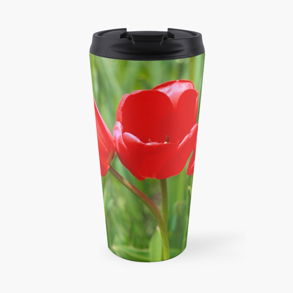 Three Tulips Travel Mug