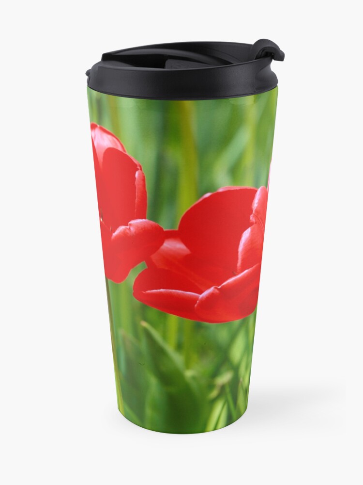 Alternate view of Three Tulips Travel Mug