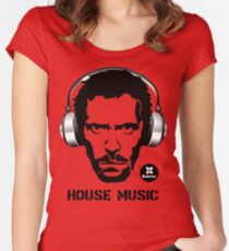 House Music Women's Fitted Scoop T-Shirt