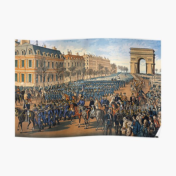 DEFENSE OF PARIS GLOSSY POSTER PICTURE PHOTO franco prussian war defence fr 1078 