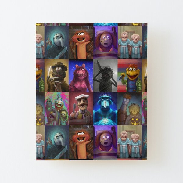 Muppet Maniacs Series 1 Wood Mounted Print