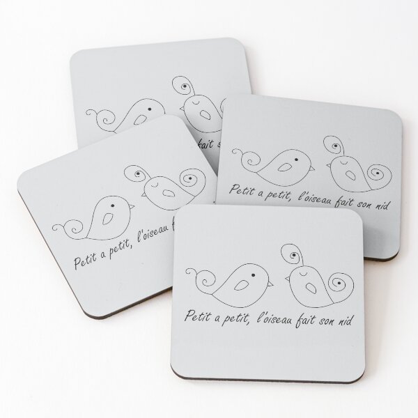 Item preview, French Saying Gift For France Lovers Petit A Petit designed and sold by Creekman Designs.