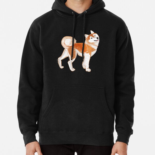 akita inu hoodie