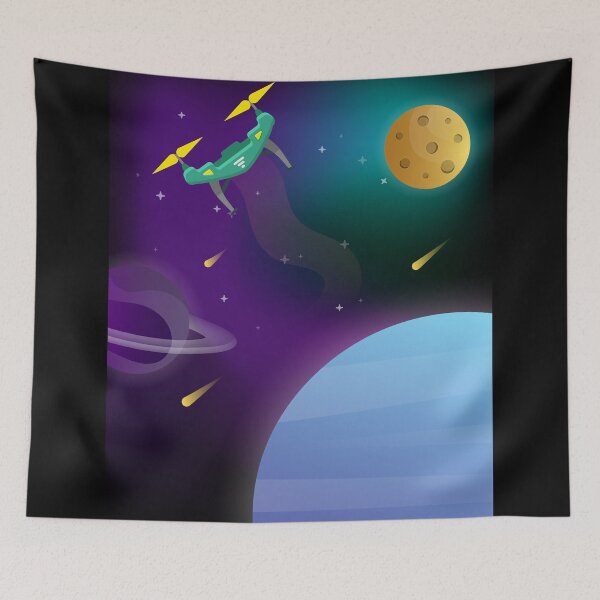 Item preview, Drone Pilots Space Cosmic Design for Quadcopter Racers designed and sold by IslandLakeTree.