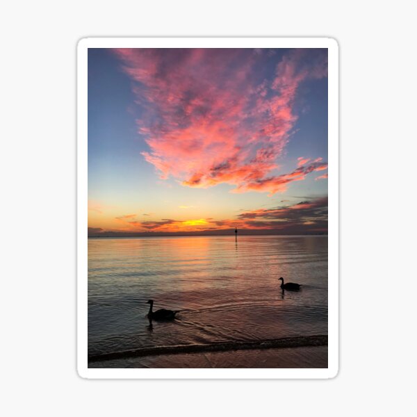 Fairhope Sunset Sticker