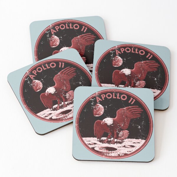 Item preview, Apollo 11 Emblem - Faded Red designed and sold by Rachel Nagel.