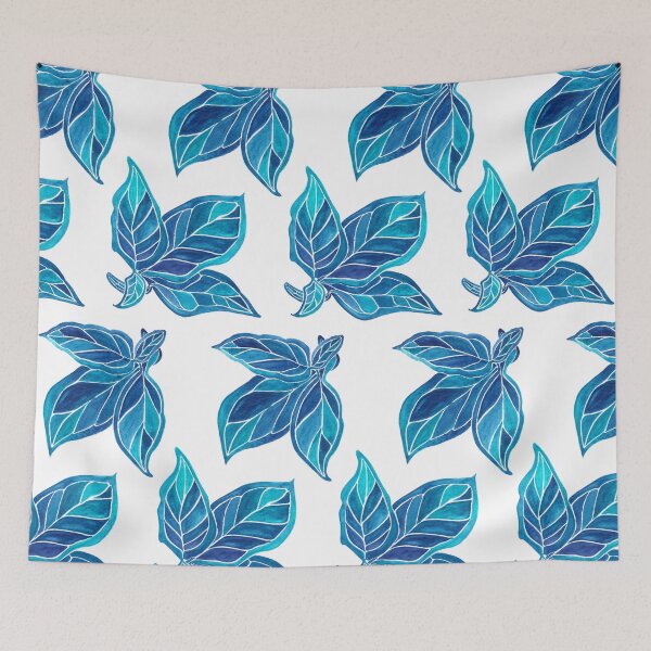 Item preview, Cool Blue Leaves designed and sold by BonfireArt.