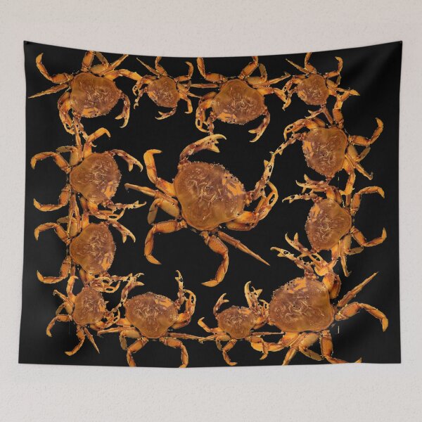 Item preview,    BLACK BEACH CRAB FAMILY ART  designed and sold by sharlesart.