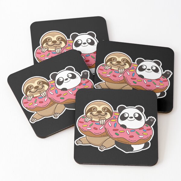 Item preview, Sloth Panda Donut designed and sold by plushism.