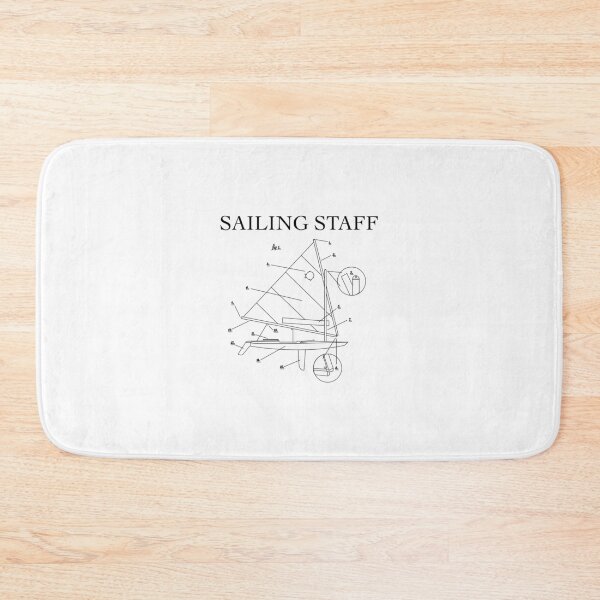 Item preview, Sailing Staff T-shirt design designed and sold by Haasart.