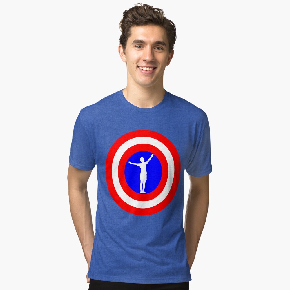 Megan Rapinoe goal pose Tri-blend T-Shirt