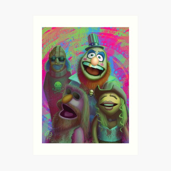 Muppet Maniac - Electric Mayhem as the Firefly Family Art Print