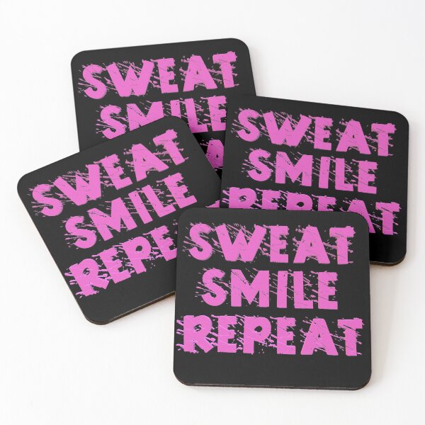 Item preview, Sweat, Smile, Repeat in Pink designed and sold by Awgie-Dawg.