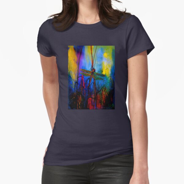 Early One Morning..Dragonfly Towards The Light #5 Fitted T-Shirt